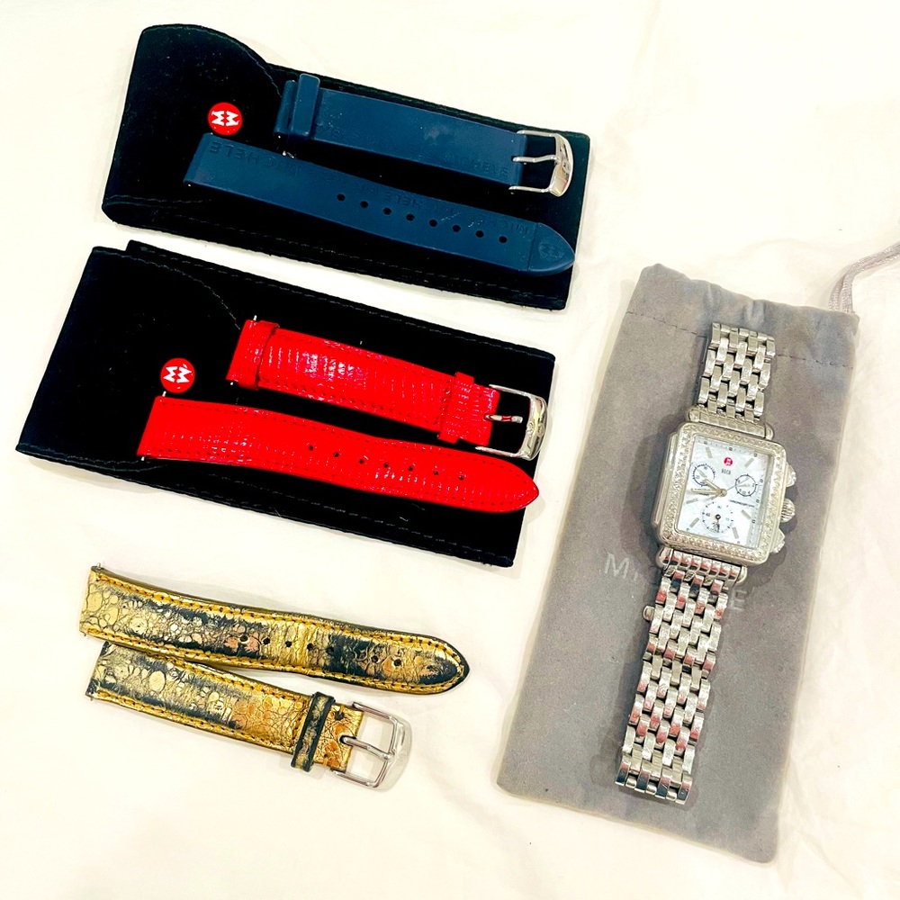 Michele Diamond Deco Watch